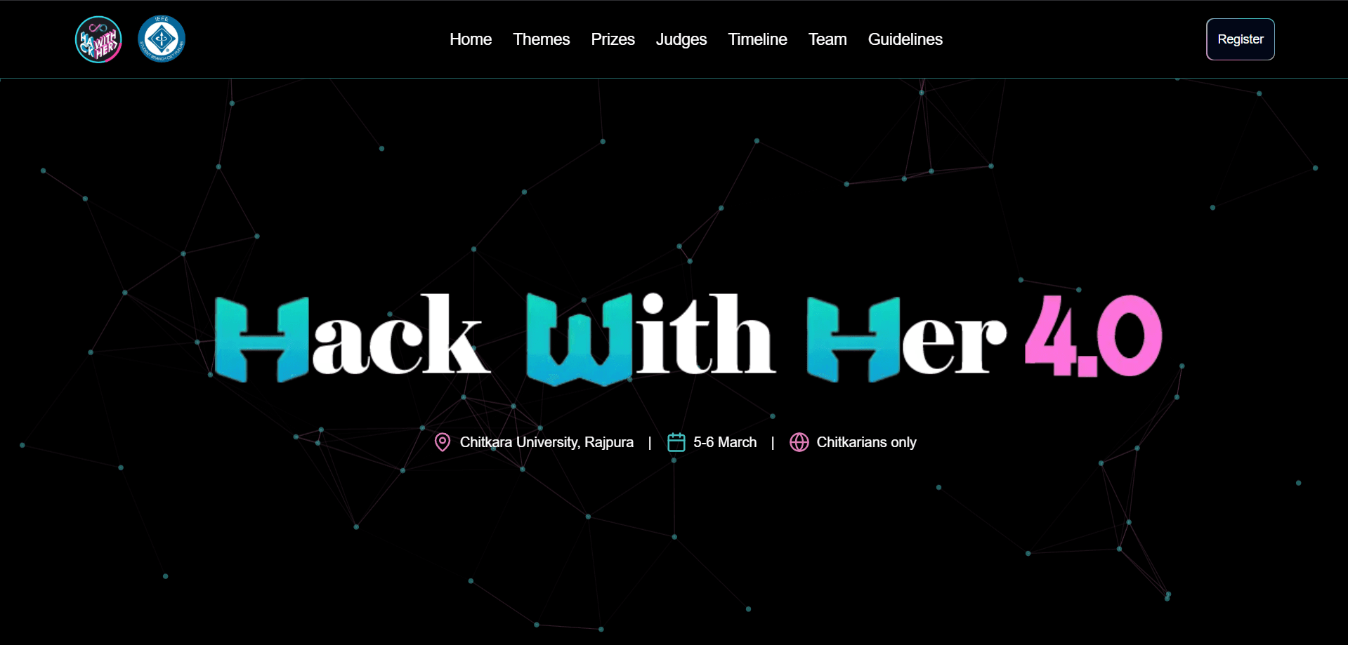 HackWithHer Website